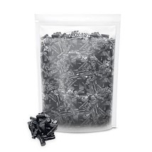 Funtasty Finnska Sugar Free Black Licorice Soft Candy Gummy Bites Bulk 1 Pound - £31.13 GBP