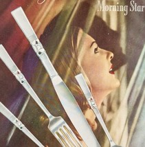 1947 Oneida Community Silverplate Morning Star Advertisement Forks Spoon... - $562.94 MXN