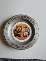 Vintage 1976 Pewter Plate “The Great American Revolution 1776” Feat.Betsy Ross - £44.28 GBP