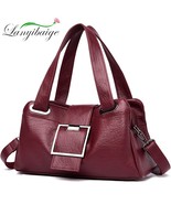 Women Leather Handbags Vintage Soft Leather Female Crossbody Shoulder Ba... - £43.86 GBP