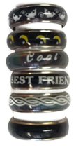 Puka Creations Base Metal Mood Toe Rings Set/6 (A) - £14.30 GBP