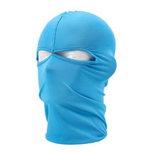 Light Blue Balaclava Face Mask UV Cover Neck Gaiter Face Scarf Outdoor - £9.37 GBP