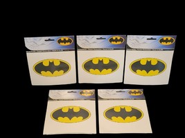 Set of 5 Simplicity Iron-On Transfer Batman Logos 4-3/4&quot; x 2-5/8&quot; - £7.10 GBP