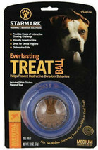 Starmark Everlasting Treat Ball - Medium: Durable Chew Toy for Powerful Chewers, - £21.97 GBP