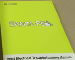 2003 Hyundai Santa Fe Servizio Elettrico IN Manuale Fabbrica OEM - $24.49