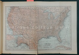1914 Antique Encyclopedic Atlas Gazetteer World Collier Panama Ed War Maps Rr - £38.62 GBP