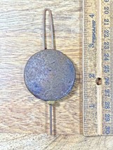 Antique  Clock Pendulum 4 1/4 Inches Long 1.1 oz      (KD1844) - £16.72 GBP