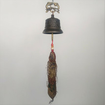 Tibetan Nepalese Temple Bronze Wind Chime Bell Large - Nepal - £78.09 GBP