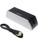 MSR X6 Swipe Card Reader Writer 3-Track USB MSRX6 Compatible w/ MSR206 M... - £100.61 GBP