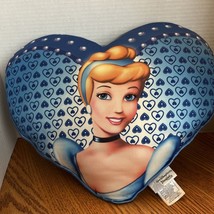 Walt Disney Disneyland Cinderella Plush Pillow, Heart Shaped - £13.27 GBP