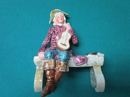 Capodimonte Figurine Italy Midcentury Drunk - Old Lady - Flute Man- Compatible W - £43.17 GBP+