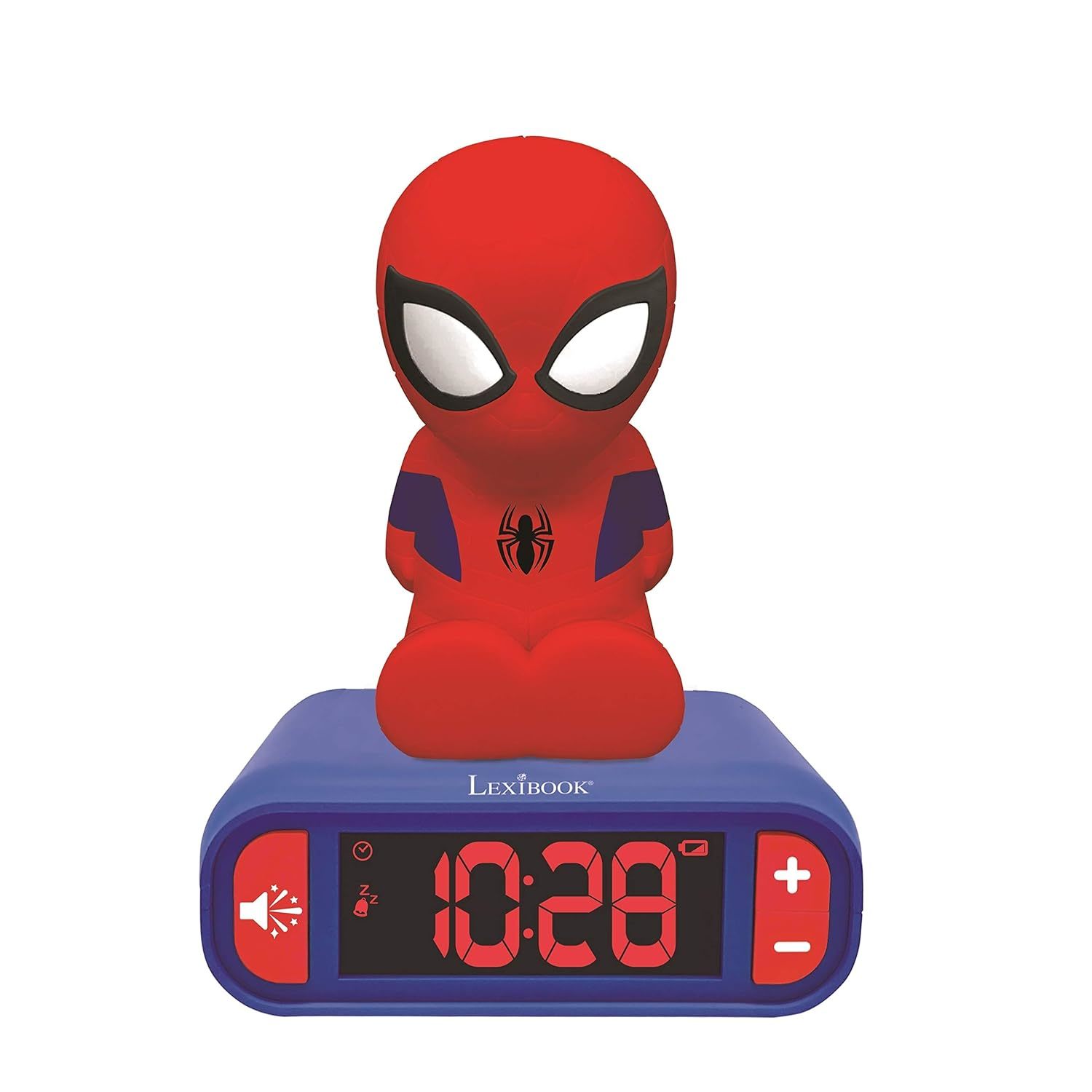 - Marvel Spider-Man Digital Alarm Clock With Night Light Snooze And Marvel Spide