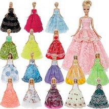15 Pack Wedding Party Dress Princess Gown Cute Shoes For Barbie Doll Accessories - £13.29 GBP