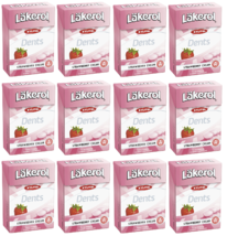 Läkerol Dents Strawberry Cream Swedish Xylitol Candies 85g * 12 pack 36 oz - £54.48 GBP