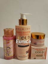 Pure Egyptian Whitening Gold Lotion, facial cream and glutathione compri... - $98.00