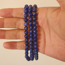 Finest Quality Lapis Lazuli Stone 108 Prayer Beads 7mm - Nepal - £55.05 GBP