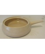 Roseville Raymor Ben Seibel Design Large 12&quot; Dia. Cream Colored Round Ca... - $135.97 CAD
