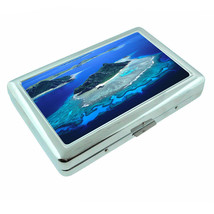 Fiji Islands D4 Silver Metal Cigarette Case RFID Protection Wallet Tropical - £13.41 GBP