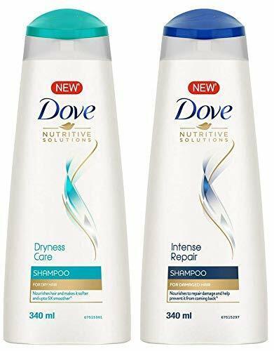 Dove Dryness Care Shampoo - 340ml and Intense Repair Shampoo - 340ml - $34.64