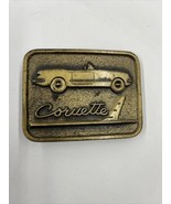 Chevrolet Corvette C1 Brass Belt Buckle 3” X 2.75” - £6.35 GBP