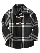 Gap Girls Checked wool Toggle Coat new size 4 - $36.62