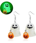 Halloween Ghost Earrings for Women 3D Ghost Pumpkin Corn Earrings Glow-I... - €7,99 EUR