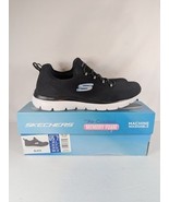 Skechers Bungee Slip On Black Air Cooled Memory Foam Comfort Sneaker  Si... - $36.91 CAD