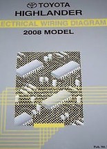2008 Toyota HIGHLANDER  Electrical Wiring Diagram Troubleshooting Manual EWD OEM - £23.94 GBP