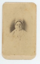 Antique CDV Circa 1870s Funny Expression on Older Woman Spieler Philadelphia, PA - £21.93 GBP