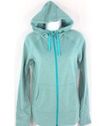 NWT Nike Women&#39;s Obsessed Full-Zip Hoodie Turbo Green Heather XS 614694 ... - $56.42