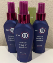 IT'S A 10 Miracle Leave-In Product Spray 120ml 4 oz. BUNDLE of 3 - $31.14