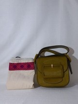 NWT “Tory Burch” Calf Hair Shoulder Bag In Chartreuse - $250.00