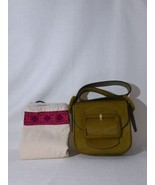 NWT “Tory Burch” Calf Hair Shoulder Bag In Chartreuse - $250.00