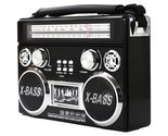 Supersonic SC-1097BT Portable 3 Band Radio with Bluetooth and Flashlight... - $55.03