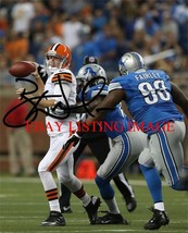 BRANDON WEEDEN AUTOGRAPHED 8x10 RP PHOTO CLEVELAND BROWNS QB - £10.60 GBP