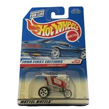 1998 Hot Wheels 678 First Editions #37 of 40 Express Lane Red 5sp Shoppi... - $5.74