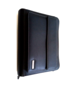 Franklin Covey Organizer Retractable Handles Black Zip Around 8&quot; x 10&quot;  ... - $27.00