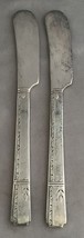  (2) Flat Handle Butter Spreader Grenoble (Silverplate, 1938) - $17.33