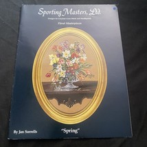 Cross Stitch Pattern Booklet: Spring Sporting Masters Floral Masterpieces - £3.52 GBP