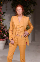 Dolce &amp; Gabbana Tan Cotton and Stretch Silk Vest 40IT 6/8/10 NWT - $130.00