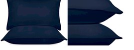 Pack of 2 Bedding Bed Pillows for Sleeping, Hotel pillows Cooling Pillows Navy - $50.99