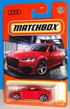 Matchbox 2022 MBX Showroom Series #49 2019 Audi TT RS Coupe Red - £3.14 GBP