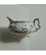 Vintage Lefton Porcelain Creamer, Hand Painted Gold Wheat Pattern, 20120... - £11.19 GBP
