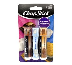 ChapStick S&#39;mores Collection Flavored Lip Balm Tubes Variety Pack Lip Care - £7.50 GBP