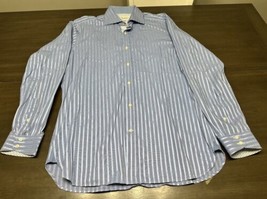 Ted Baker Endurance Dress Shirt Size  16-34/35 Blue Stripe - £23.53 GBP