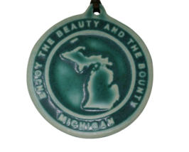 Pewabic Pottery 2015 Michigan Enjoy the Beauty and the Bounty 3” Ornament - $29.39