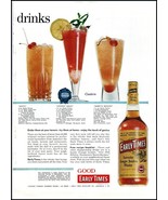 1950s Early Times Kentucky Straight Bourbon Whiskey PRINT AD Drinks, Coo... - €5,73 EUR
