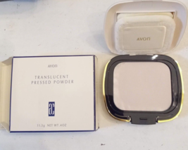 Avon Translucent Pressed Powder Compact Light-Medium .4 oz New Old Stock... - $14.78