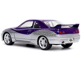 1995 Nissan Skyline GT-R (BCNR33) Purple and Silver Metallic &quot;Fast &amp; Furious&quot;... - £17.61 GBP