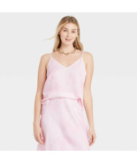 NWT Women&#39;s Dip Dye Woven V-Neck Cami - A New Day, Light Pink - $7.69